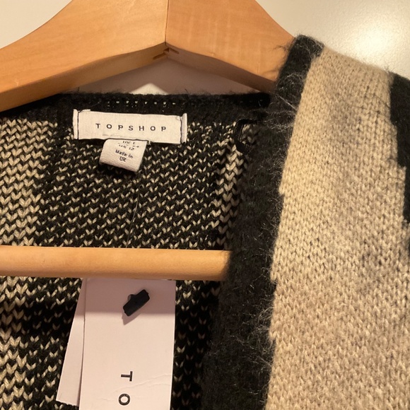 TOPSHOP. Long Coatigan NWT - Picture 7 of 13